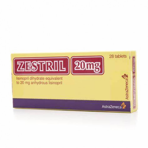 ZESTRIL 20 MG 10 TABS